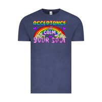 Lgbtq Acceptance Will Calm Your Soul Vintage Tee | Teevron