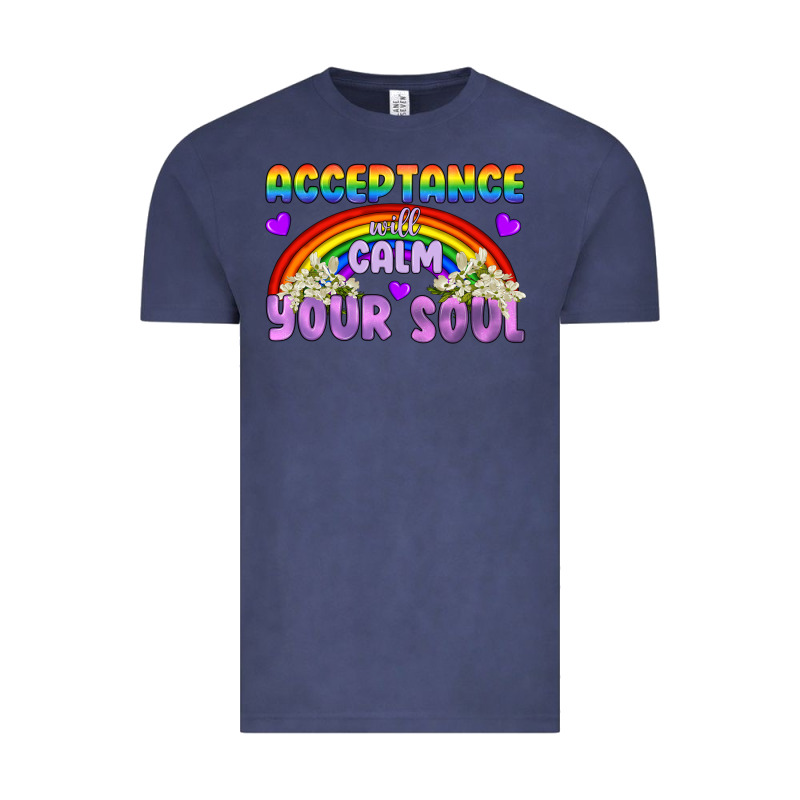 Lgbtq Acceptance Will Calm Your Soul Vintage Tee by BundleAndBundleShop | Teevron