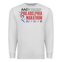 Dove Grey PHILADELPHIA MARATHON Premium Sweatshirt - ArtMosaic