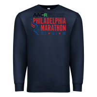 Navy PHILADELPHIA MARATHON Premium Sweatshirt - ArtMosaic