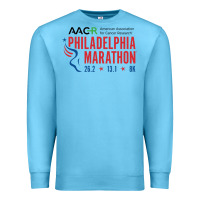 Ocean Blue PHILADELPHIA MARATHON Premium Sweatshirt - ArtMosaic