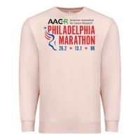 Pale Pink PHILADELPHIA MARATHON Premium Sweatshirt - ArtMosaic