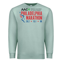 Seafoam PHILADELPHIA MARATHON Premium Sweatshirt - ArtMosaic