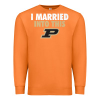 Carrot Purdue Boilermakers Married Into This - Apparel Premium Sweatshirt - ArtMosaic