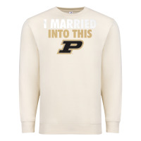 Sandshell Purdue Boilermakers Married Into This - Apparel Premium Sweatshirt - ArtMosaic