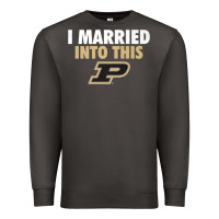 Smoke Purdue Boilermakers Married Into This - Apparel Premium Sweatshirt - ArtMosaic