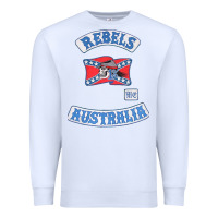 White rebel MC supporter Premium Sweatshirt - ArtMosaic