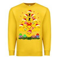 Lemon duck rubber duck christmas tree duckie and quack christmas 123 Premium Sweatshirt - ArtMosaic