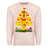 Duck Rubber Duck Christmas Tree Duckie And Quack Christmas 123 Premium Sweatshirt | Teevron