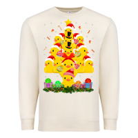 Sandshell duck rubber duck christmas tree duckie and quack christmas 123 Premium Sweatshirt - ArtMosaic