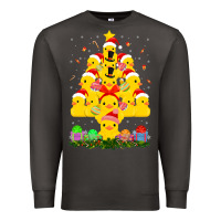 Smoke duck rubber duck christmas tree duckie and quack christmas 123 Premium Sweatshirt - ArtMosaic