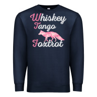 Navy whiskey tango foxtrot military womens fun wtf quote t shirt Premium Sweatshirt - ArtMosaic
