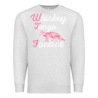 Oatmeal Heather whiskey tango foxtrot military womens fun wtf quote t shirt Premium Sweatshirt - ArtMosaic
