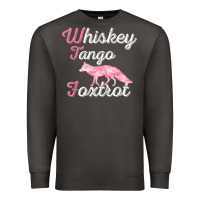 Smoke whiskey tango foxtrot military womens fun wtf quote t shirt Premium Sweatshirt - ArtMosaic