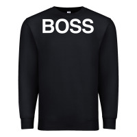 Black boss premium Premium Sweatshirt - ArtMosaic