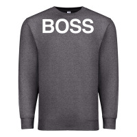 Charcoal Heather boss premium Premium Sweatshirt - ArtMosaic