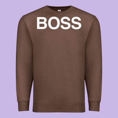 Boss Premium Premium Sweatshirt Designed By Artmosaic
