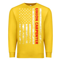 Lemon Union Carpenter With A Vintage American Flag For Fans Premium Sweatshirt - ArtMosaic