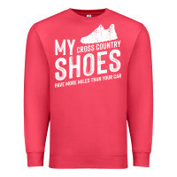 Cardinal cross country running   xc run runner pullover hoodie Premium Sweatshirt - ArtMosaic