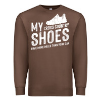 Chestnut cross country running   xc run runner pullover hoodie Premium Sweatshirt - ArtMosaic
