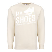 Sandshell cross country running   xc run runner pullover hoodie Premium Sweatshirt - ArtMosaic