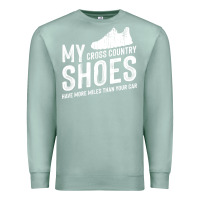 Seafoam cross country running   xc run runner pullover hoodie Premium Sweatshirt - ArtMosaic