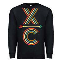 Black X-Country Design For Cross Country Runners and Coaches Premium Sweatshirt - ArtMosaic
