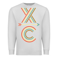 Dove Grey X-Country Design For Cross Country Runners and Coaches Premium Sweatshirt - ArtMosaic