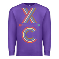 Purple X-Country Design For Cross Country Runners and Coaches Premium Sweatshirt - ArtMosaic