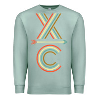Seafoam X-Country Design For Cross Country Runners and Coaches Premium Sweatshirt - ArtMosaic