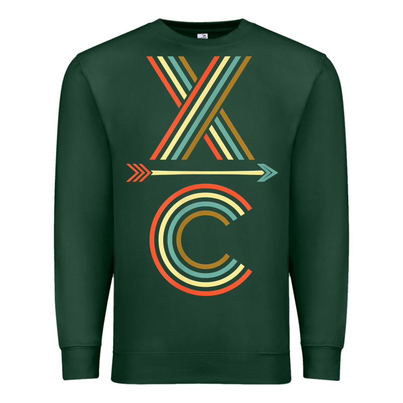 X-country Design For Cross Country Runners And Coaches Premium Sweatshirt by ArtMosaic | Teevron