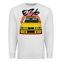 Oatmeal Heather Yellow E36 Premium Sweatshirt - ArtMosaic