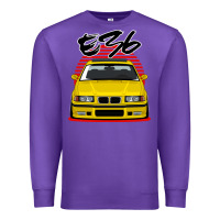 Purple Yellow E36 Premium Sweatshirt - ArtMosaic