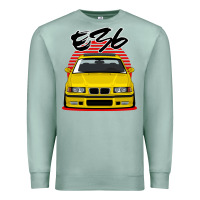 Seafoam Yellow E36 Premium Sweatshirt - ArtMosaic