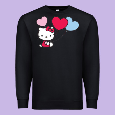 Kitty Premium Sweatshirt Designed By Artmosaic