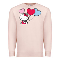 Pale Pink kitty Premium Sweatshirt - ArtMosaic