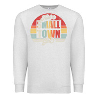 Oatmeal Heather Limited Edition Retro Vintage Just A Small Town Girl Premium Sweatshirt - ArtMosaic