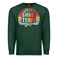 Sports Green Limited Edition Retro Vintage Just A Small Town Girl Premium Sweatshirt - ArtMosaic