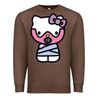 Chestnut hell kitty cute devil Premium Sweatshirt - ArtMosaic