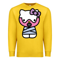 Lemon hell kitty cute devil Premium Sweatshirt - ArtMosaic