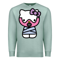 Seafoam hell kitty cute devil Premium Sweatshirt - ArtMosaic