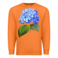 Carrot Blue  hydrangea Premium Sweatshirt - ArtMosaic