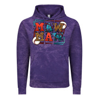 Cloud Purple Baseball mawmaw leopard frame Vintage Hoodie - LillyAllenDesigns