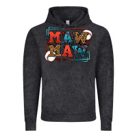 Baseball Mawmaw Leopard Frame Vintage Hoodie | Teevron