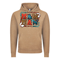Vintage Coffee Baseball mawmaw leopard frame Vintage Hoodie - LillyAllenDesigns