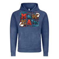 Vintage Denim Baseball mawmaw leopard frame Vintage Hoodie - LillyAllenDesigns