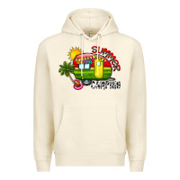 Sandshell summer camping Premium Hoodie - CowhideDigitalArt