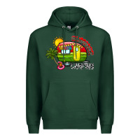 Sports Green summer camping Premium Hoodie - CowhideDigitalArt