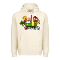 Tofu summer camping Premium Hoodie - CowhideDigitalArt