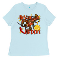 Baby Blue Crawfish bayou baddie Ladies Tee - FaDigitalArtStudio
